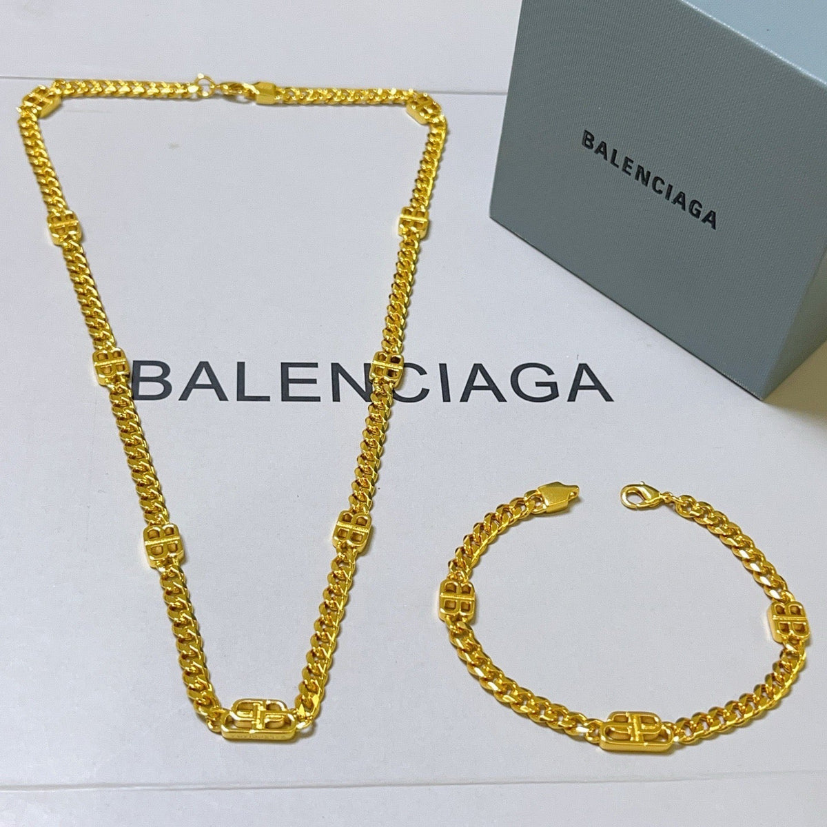 Balenciaga Spanish-Inspired Necklace & Bracelet Set - image 8