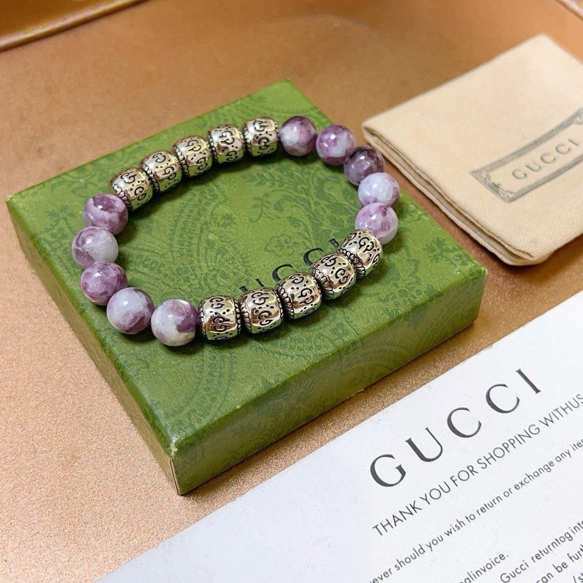 Gucci Anger Forest Crystal Distressed Vintage-Inspired Bracelet – Style 02 - image 4