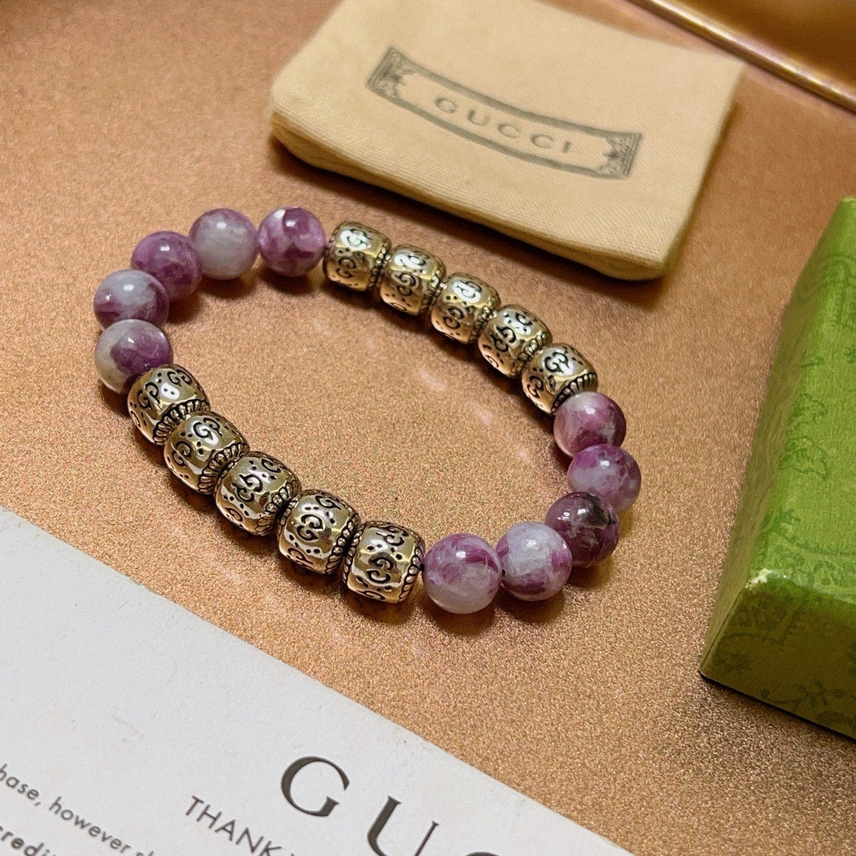 Gucci Anger Forest Crystal Distressed Vintage-Inspired Bracelet – Style 02 - image 2