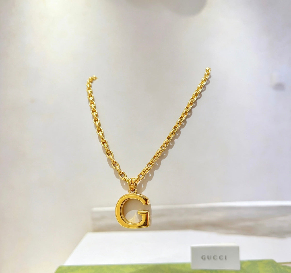 Gucci Anger Forest Chain Distressed Gold-Tone Necklace – Style 02 - image 5