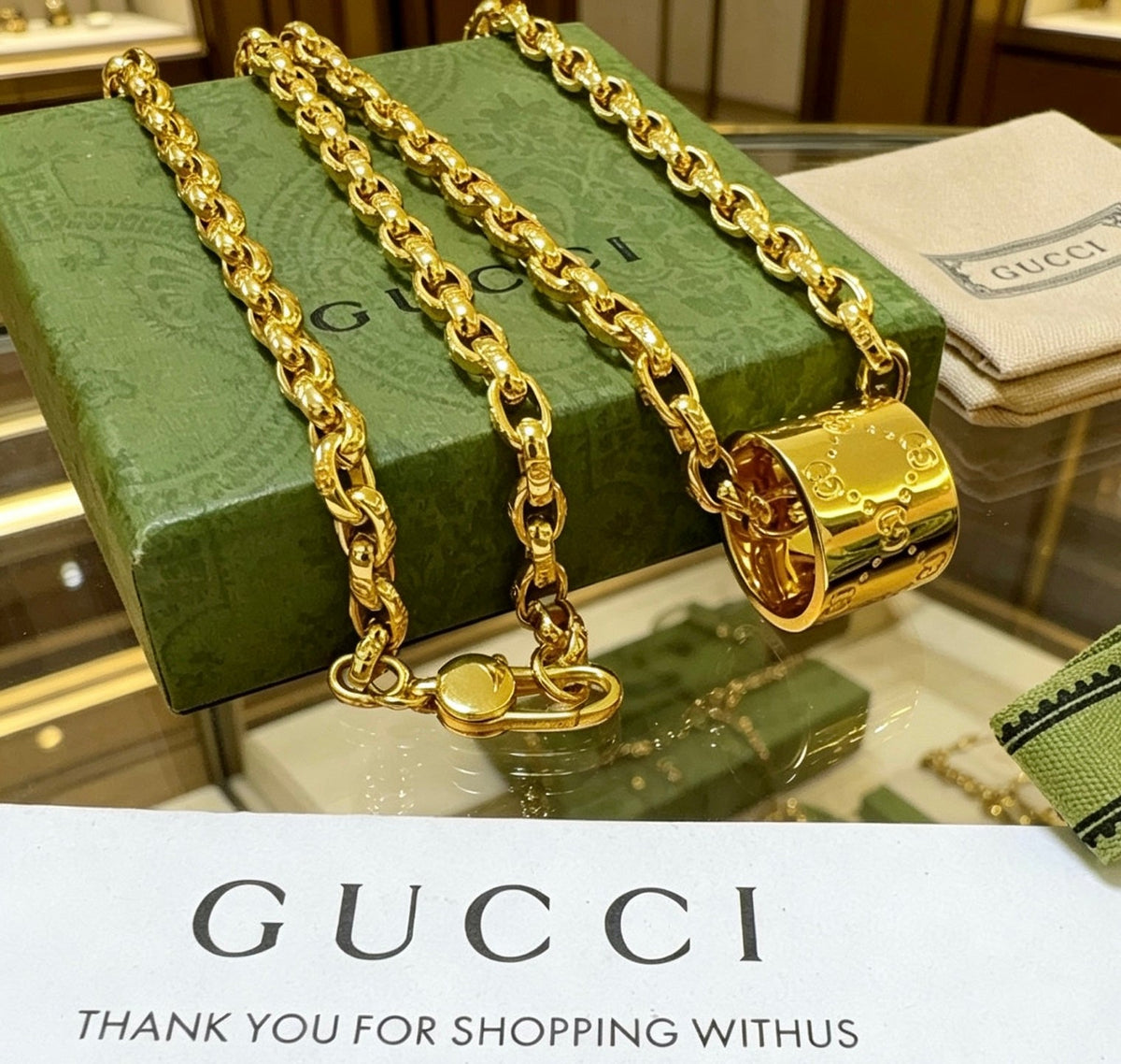 Gucci Anger Forest Chain Necklace – Style 07 - image 2