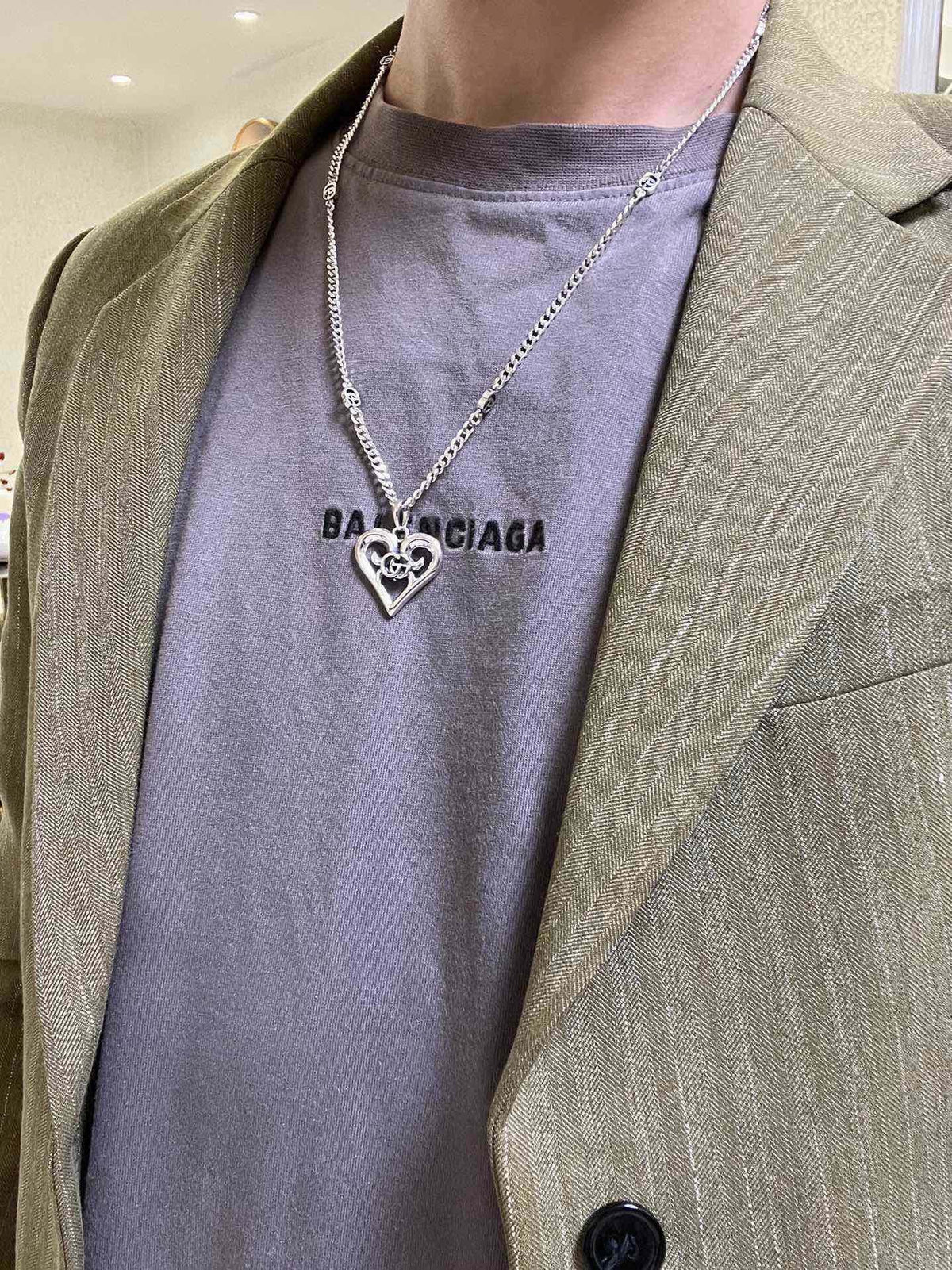 Gucci Anger Forest Chain Distressed Necklace – Style 47 - image 6