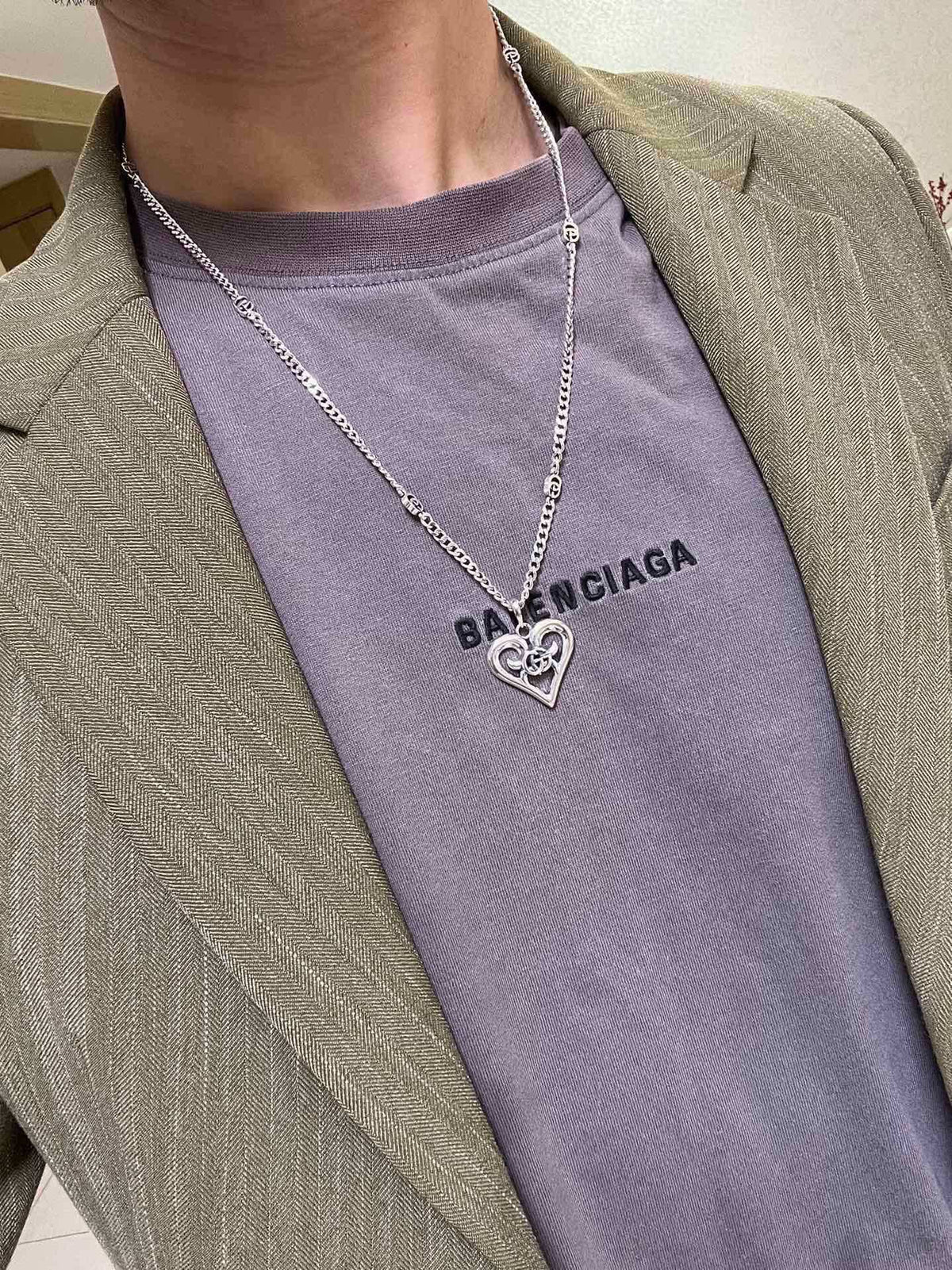 Gucci Anger Forest Chain Distressed Necklace – Style 47 - image 9