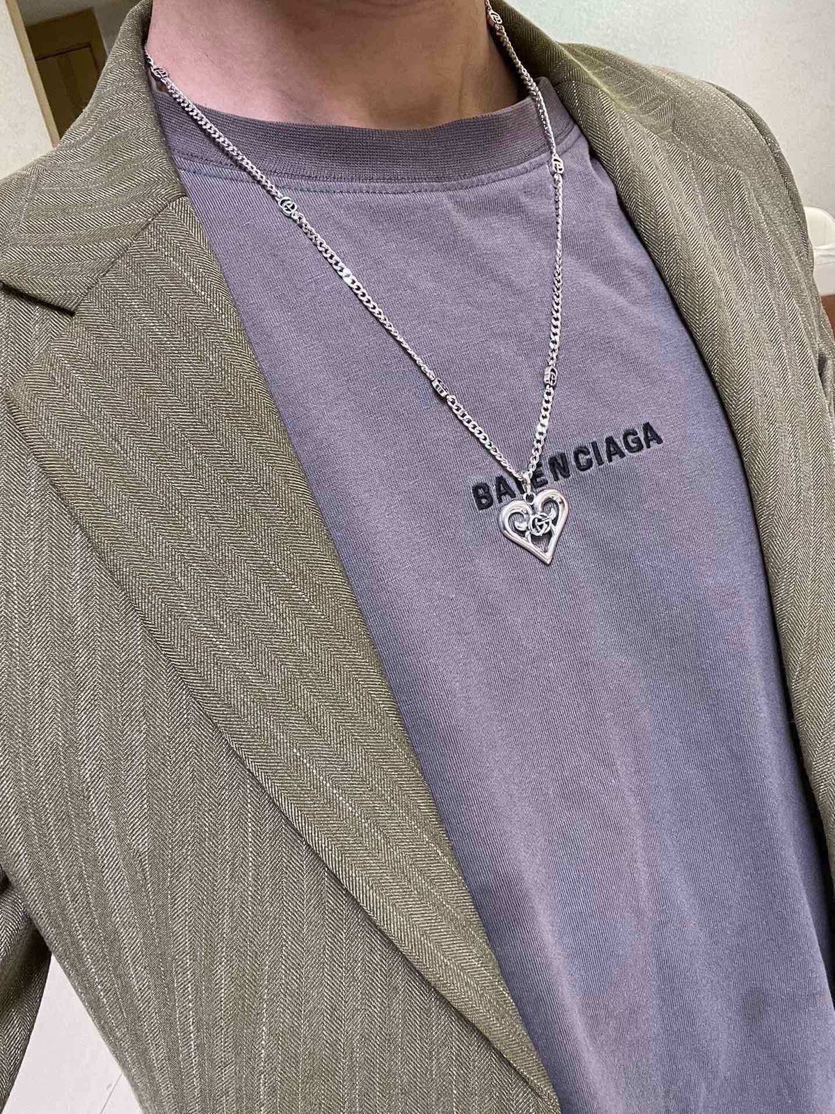 Gucci Anger Forest Chain Distressed Necklace – Style 47 - image 3