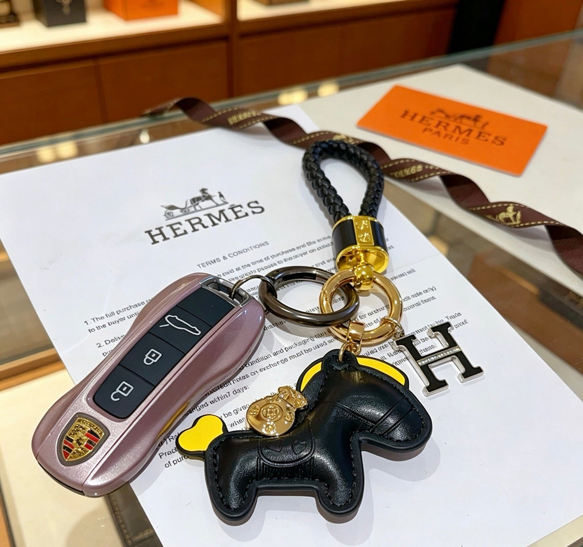Hermès Unisex Keychain – Style 24 - image 2