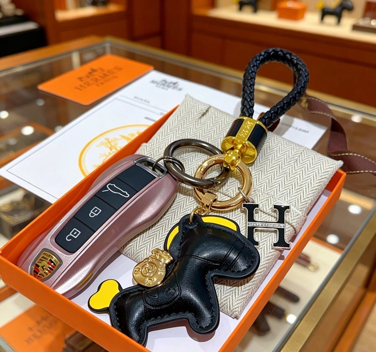 Hermès Unisex Keychain – Style 24 - image 3