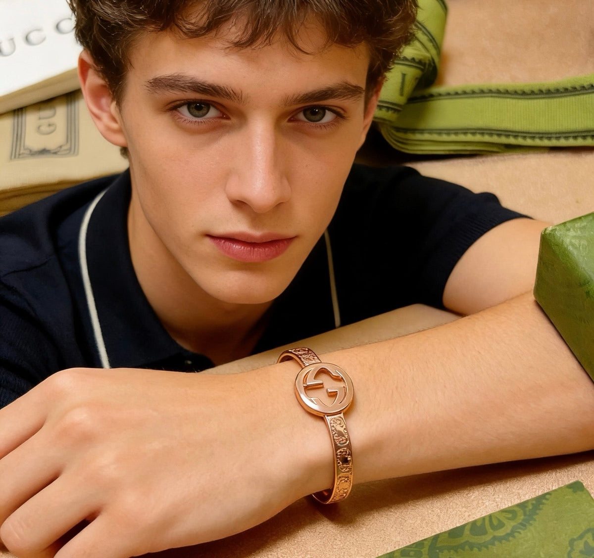 Gucci Anger Forest Distressed Bracelet – Style 08 - image 2