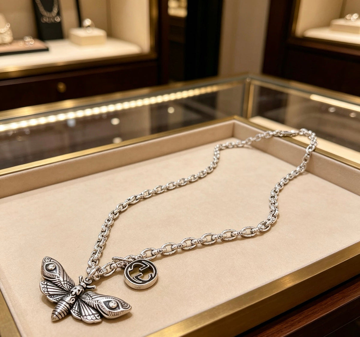 Gucci Anger Forest Chain Distressed Necklace – Style 30 - image 2