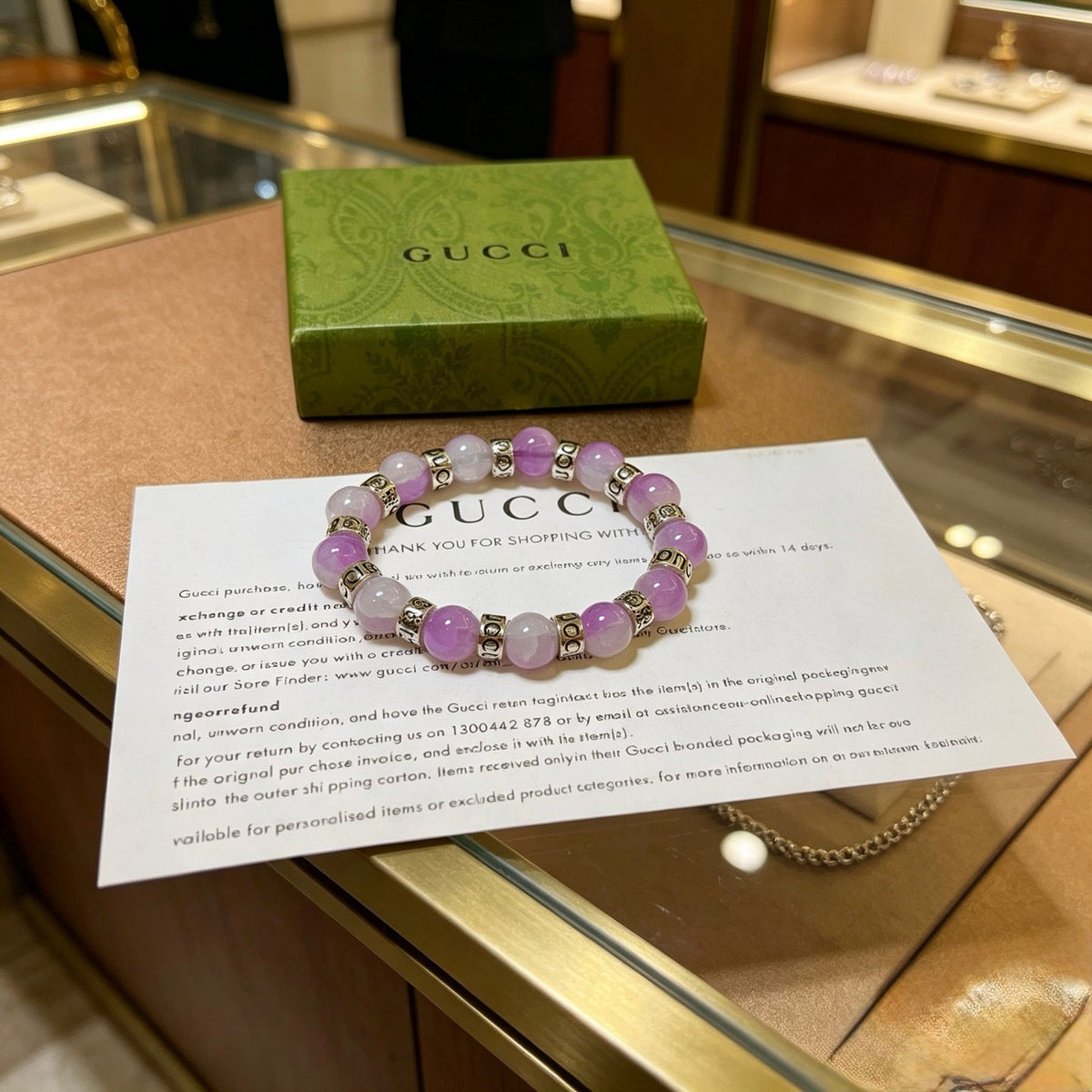 Gucci Anger Forest Crystal Distressed Unisex Bracelet – Style 05 - image 5