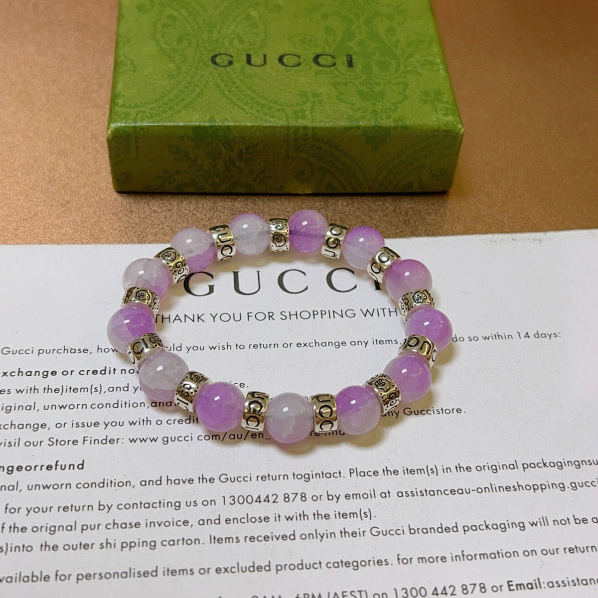 Gucci Anger Forest Crystal Distressed Unisex Bracelet – Style 05 - image 7