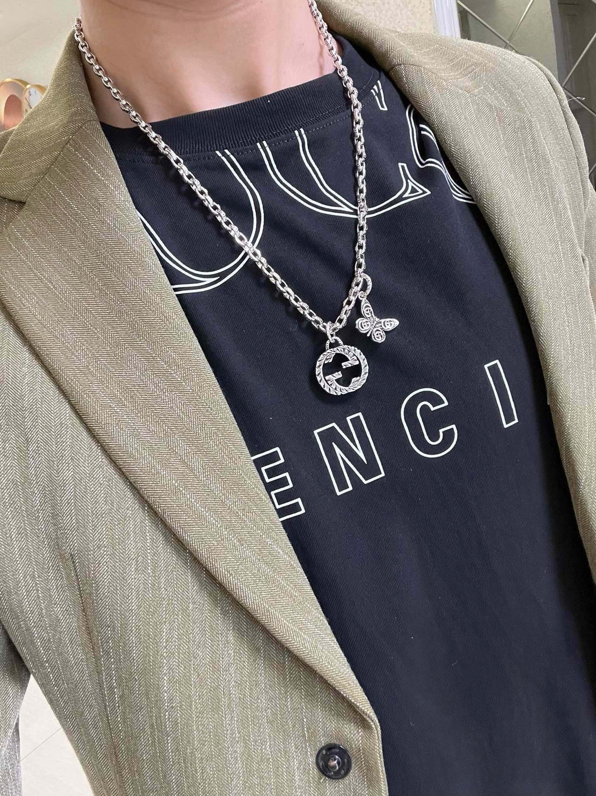 Gucci Anger Forest Chain Distressed Necklace – Style 37 - image 7