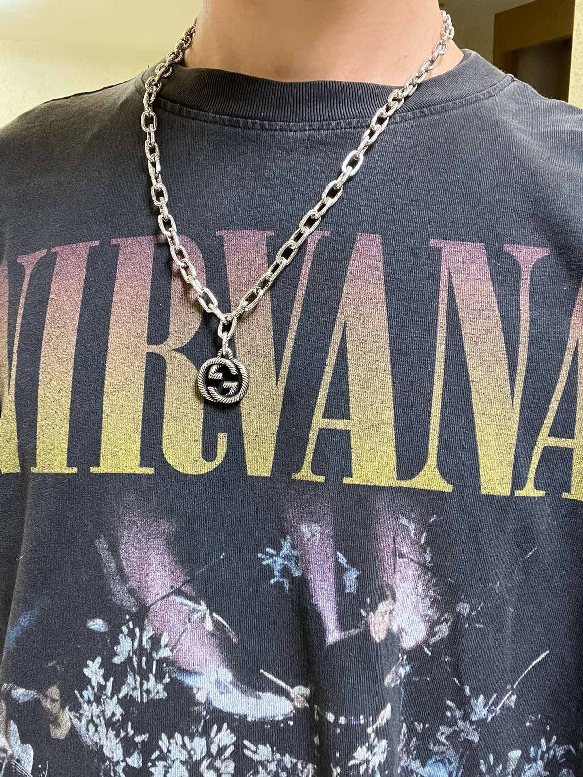 Gucci Anger Forest Chain Distressed Necklace – Style 36 - image 3