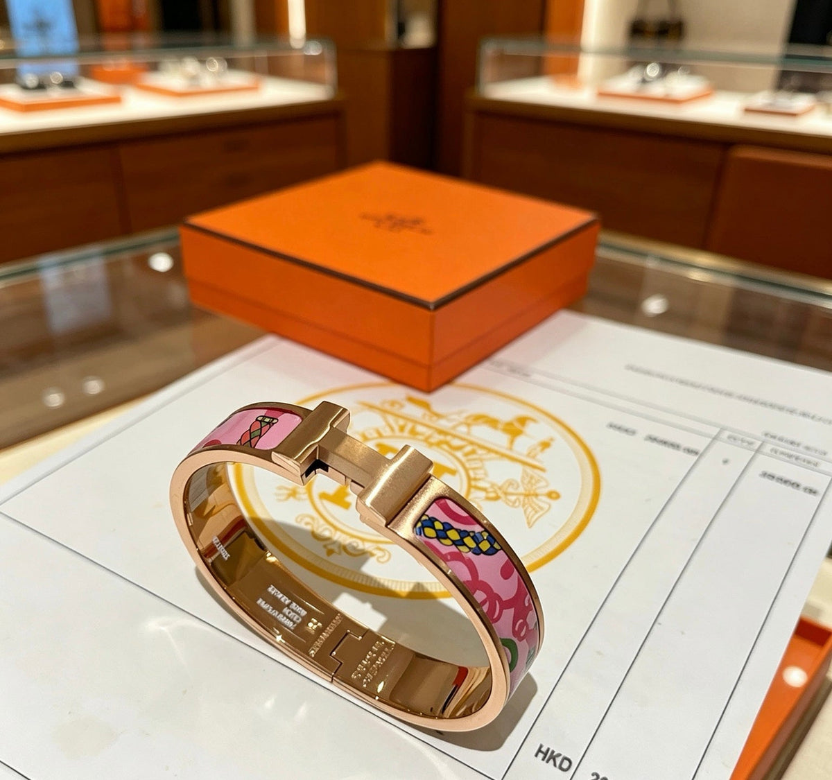 Hermès Enamel Bracelet – Style 05 - image 5