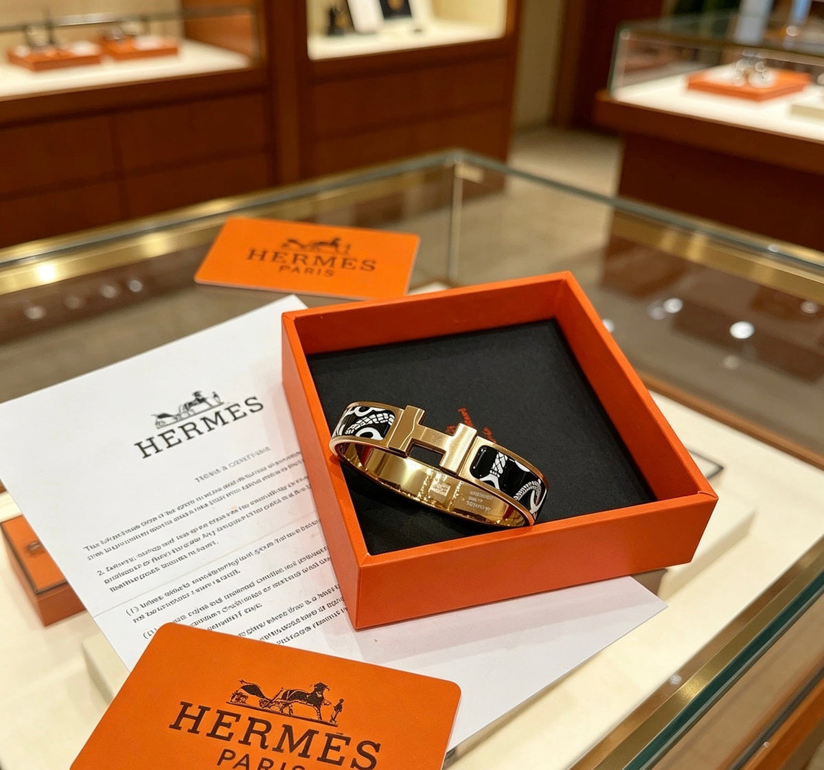 Hermès Enamel Bracelet – Style 03 - image 5