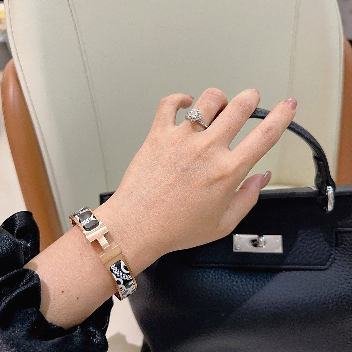 Hermès Enamel Bracelet – Style 03 - image 9