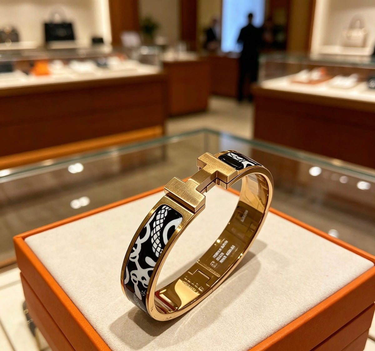 Hermès Enamel Bracelet – Style 03 - image 1