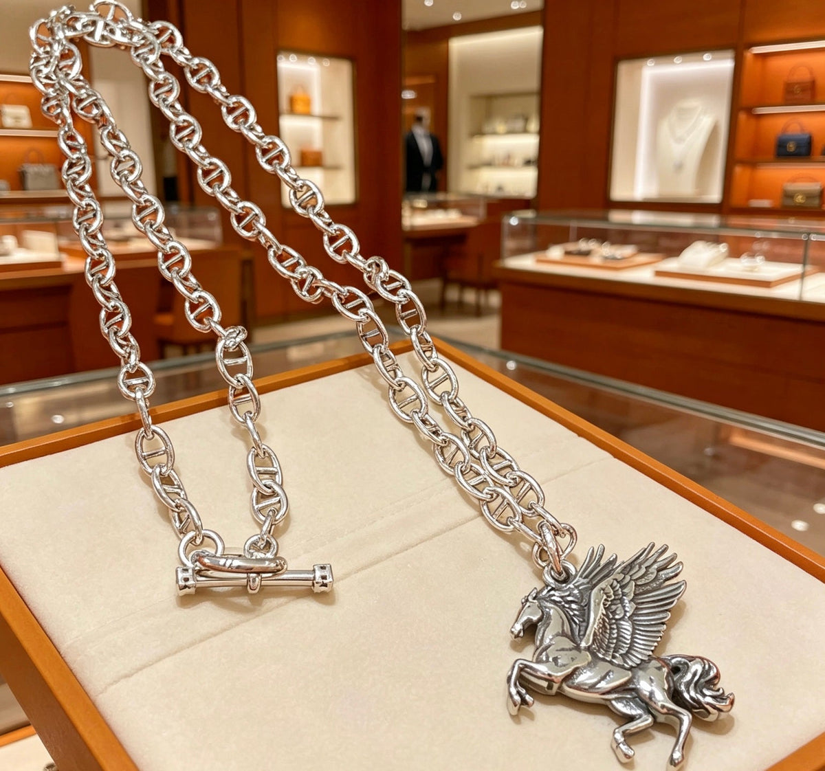 Hermès Toggle Link Necklace – Style 09 - image 1