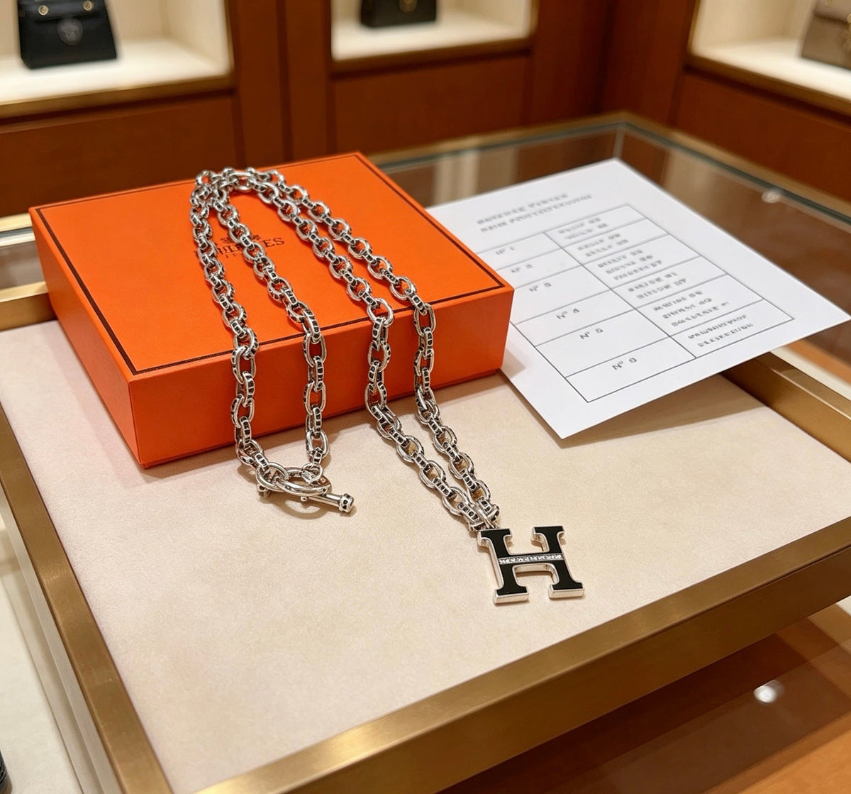 Hermès Toggle Link Necklace - image 6