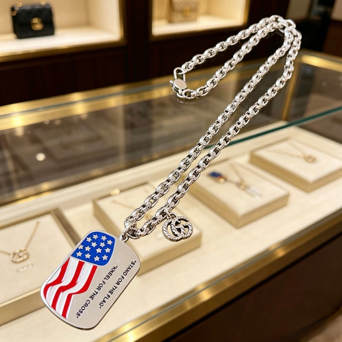 Gucci Anger Forest Chain Distressed Necklace – Style 02 - image 4