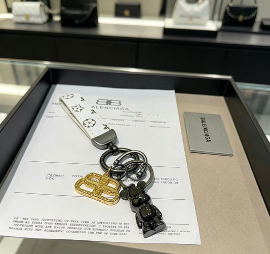 Balenciaga Distressed Keychain – Style 07 - image 1