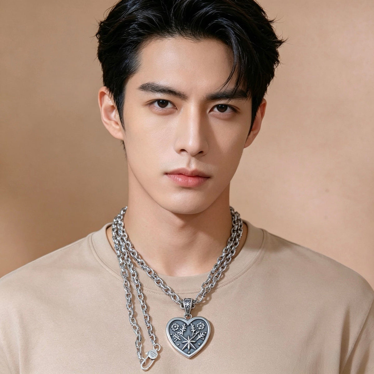 Gucci Anger Forest Chain Distressed Vintage Silver-Tone Necklace – Style 04 - image 3
