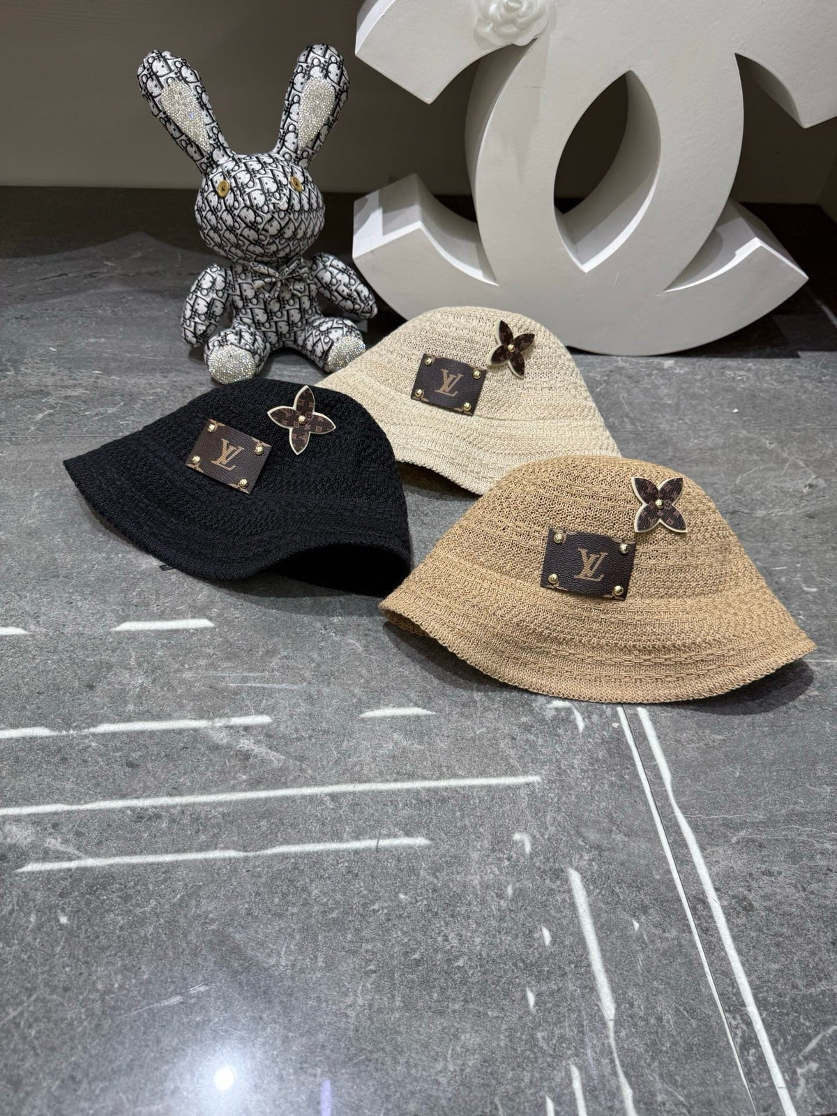 Louis Vuitton Woven Open Knit Bucket Hat - image 6