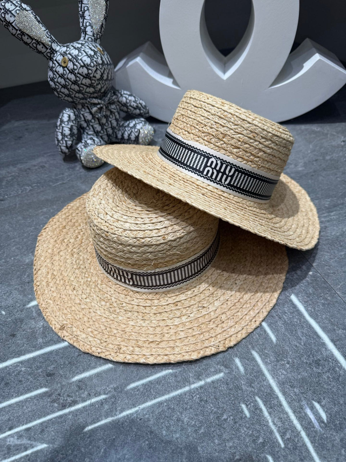 Miu Miu Woven Open Knit Hat - image 5