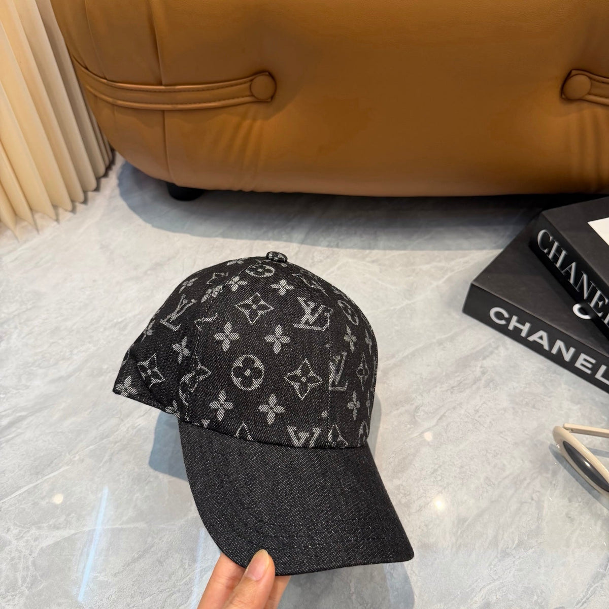 Louis Vuitton Denim Monogram Baseball Cap - image 4