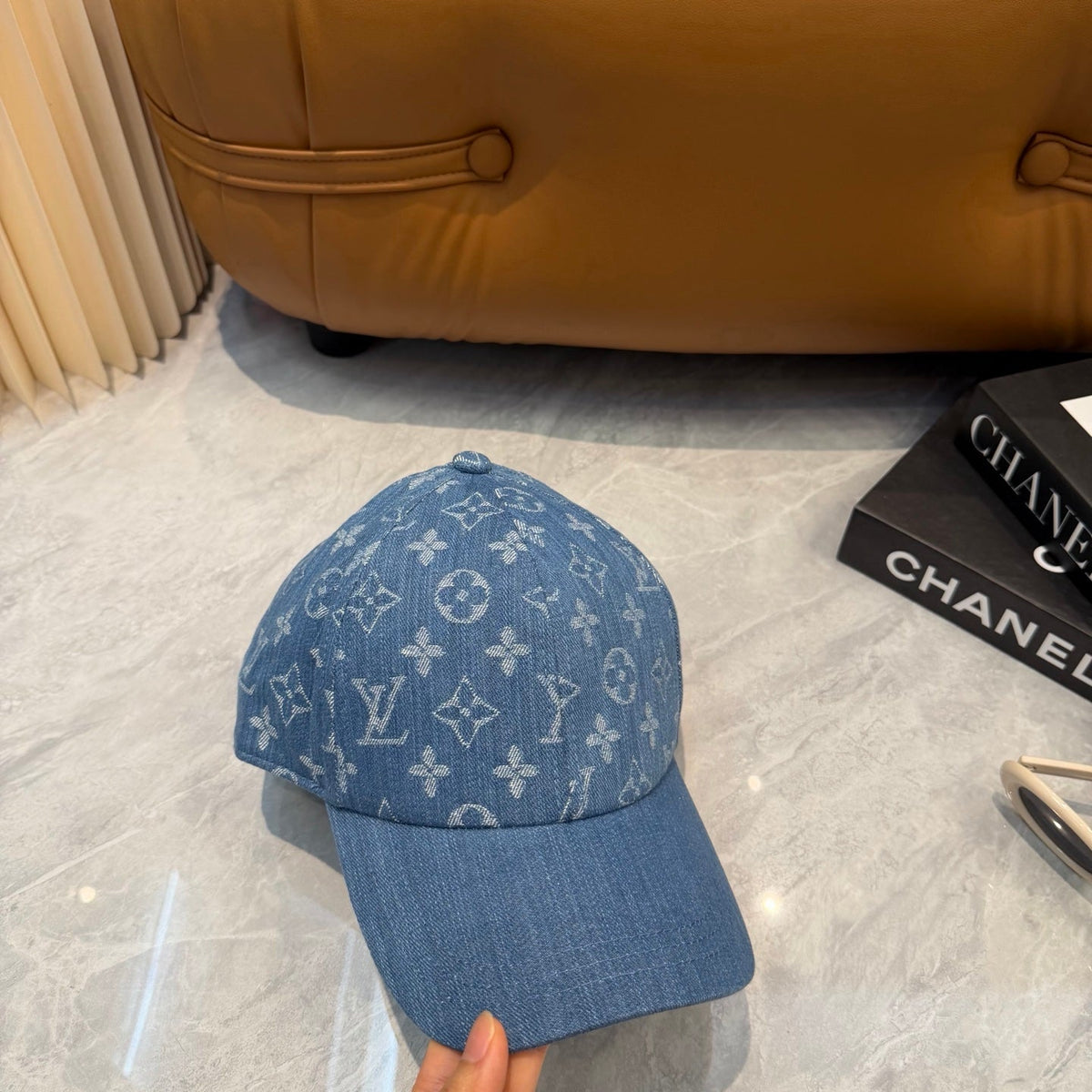 Louis Vuitton Denim Monogram Baseball Cap - image 4