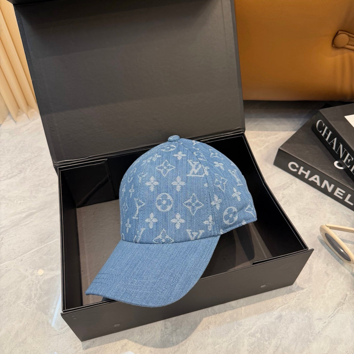 Louis Vuitton Denim Monogram Baseball Cap - image 8