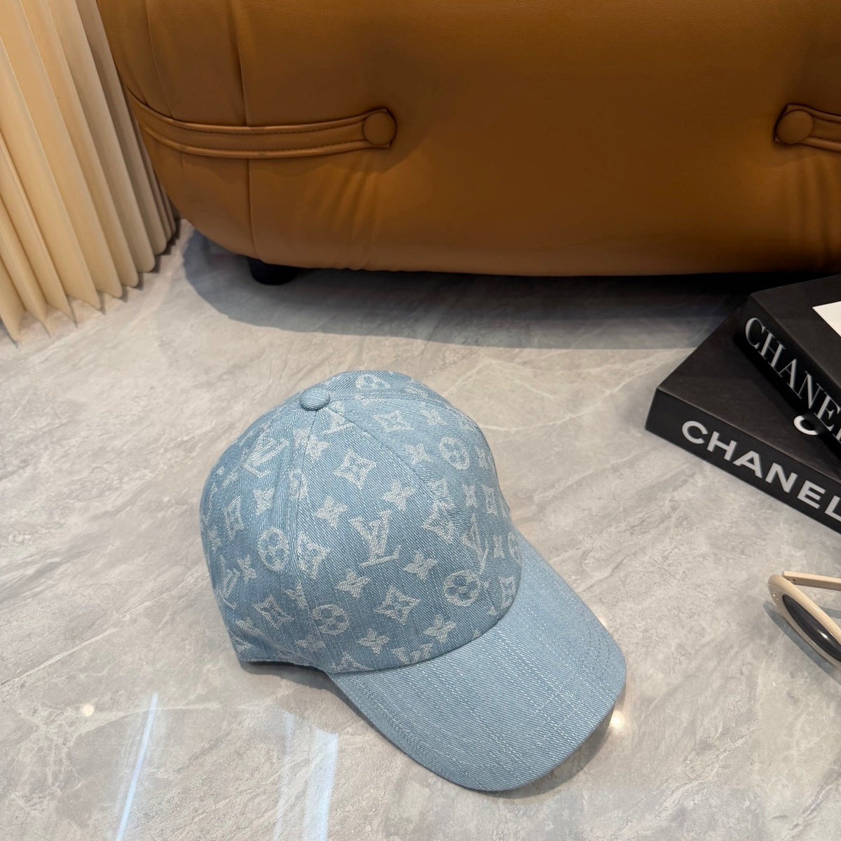 Louis Vuitton Denim Monogram Baseball Cap - image 6