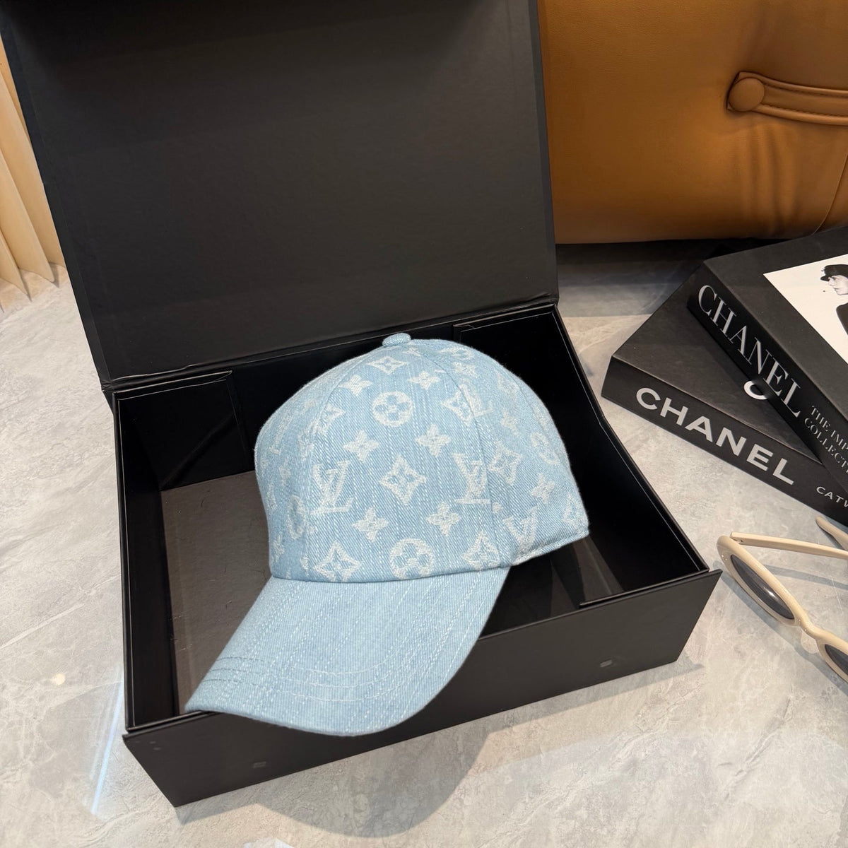 Louis Vuitton Denim Monogram Baseball Cap - image 7