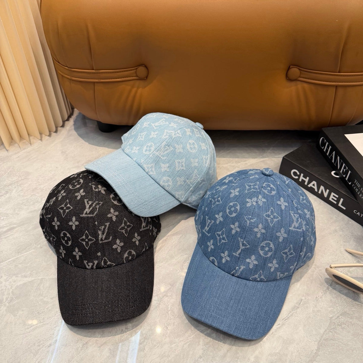 Louis Vuitton Denim Monogram Baseball Cap - image 8