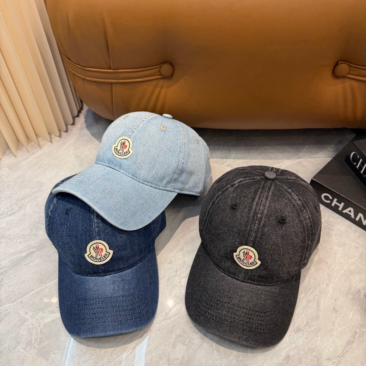 Moncler Denim Baseball Cap - image 8