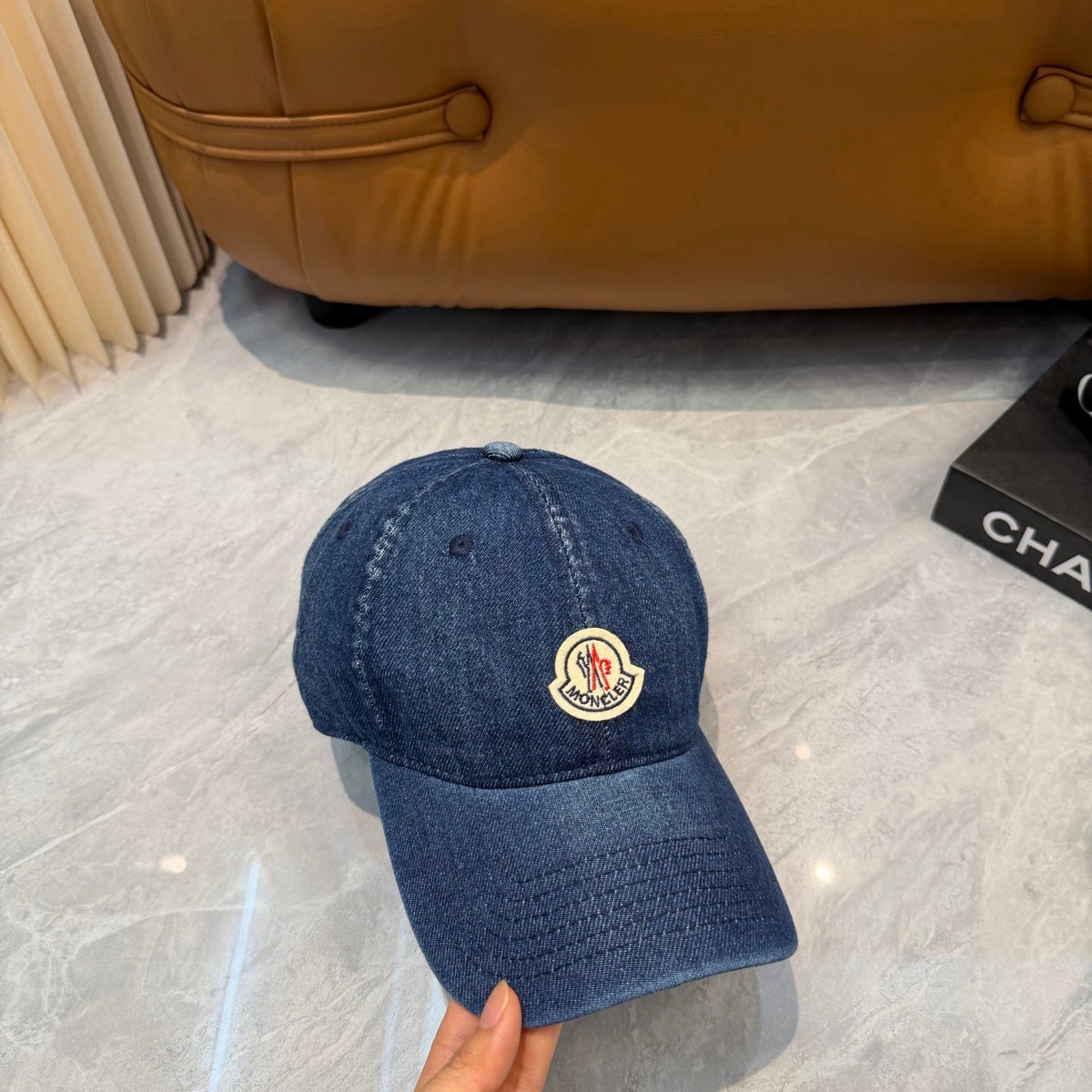 Moncler Denim Baseball Cap - image 6
