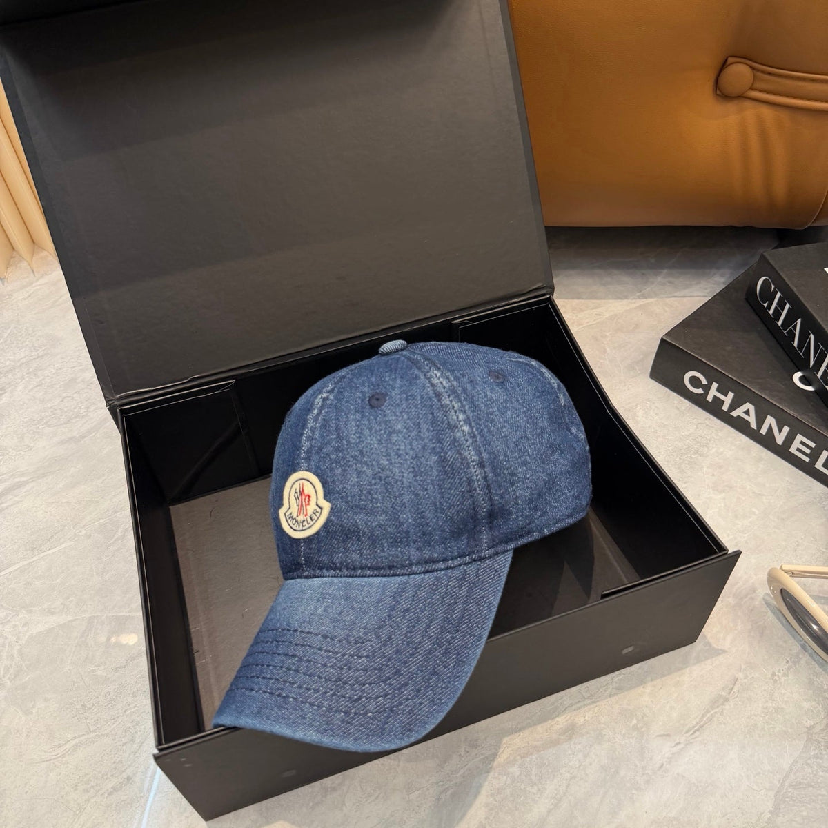 Moncler Denim Baseball Cap - image 7