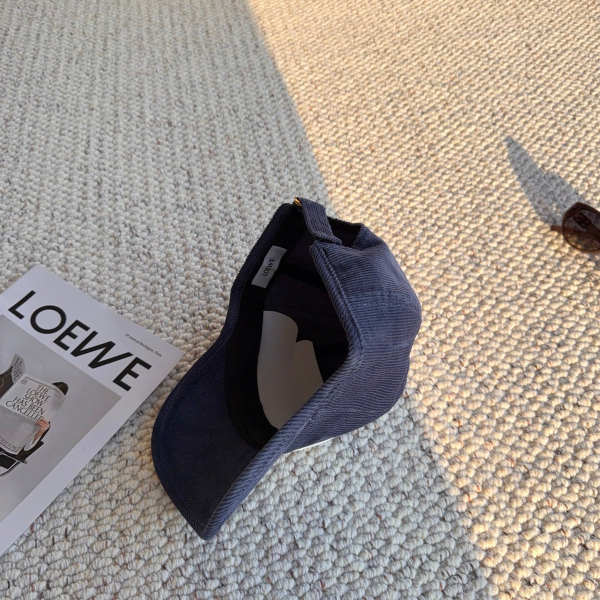 Loewe Corduroy Embroidered Baseball Cap - image 3