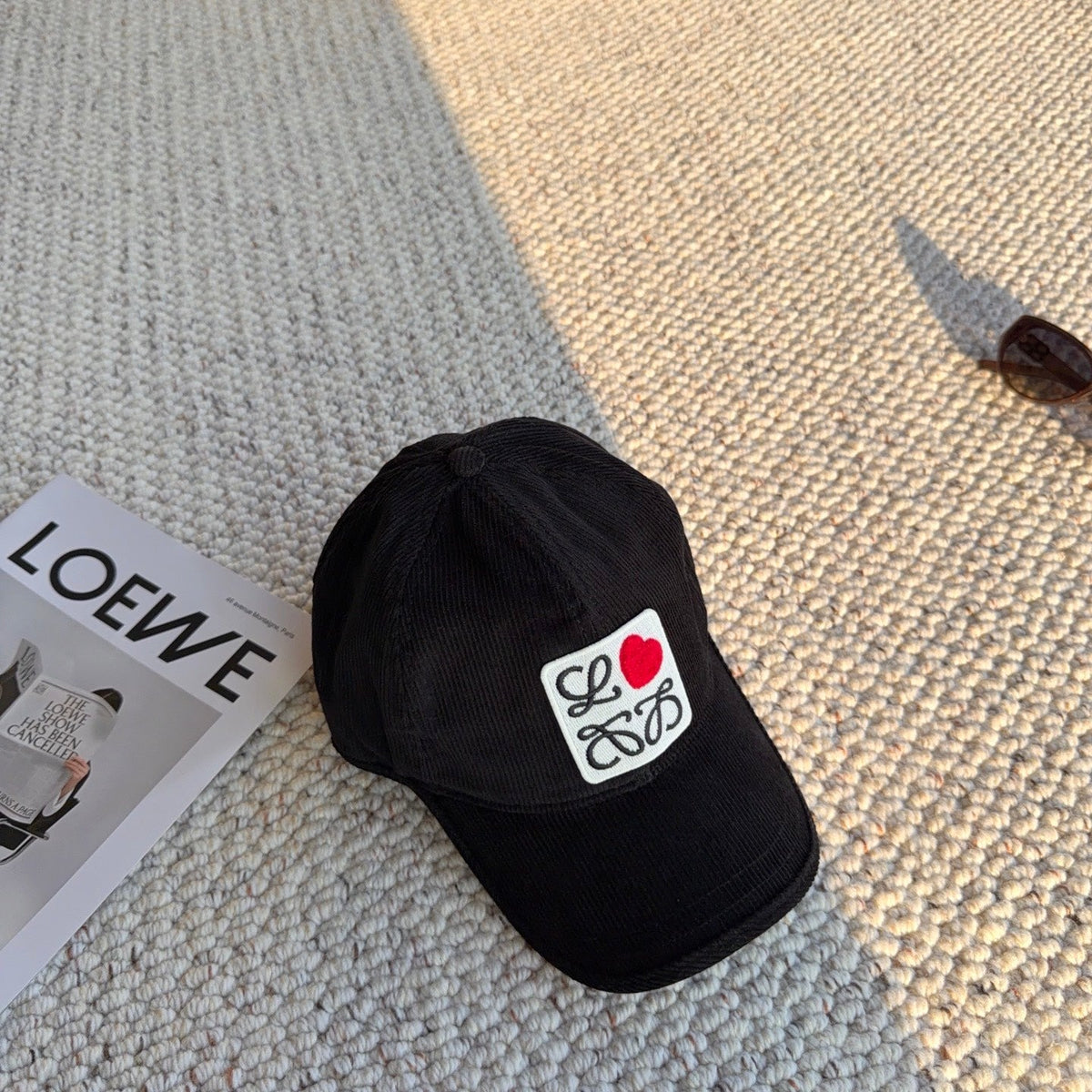 Loewe Corduroy Embroidered Baseball Cap - image 6