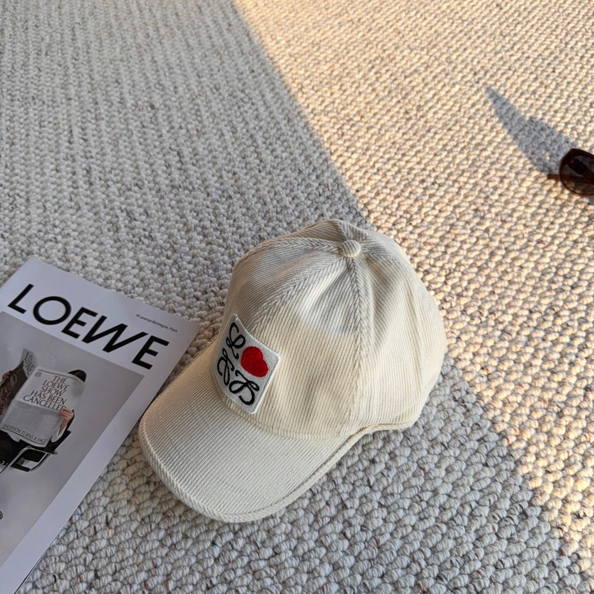 Loewe Corduroy Embroidered Baseball Cap - image 5