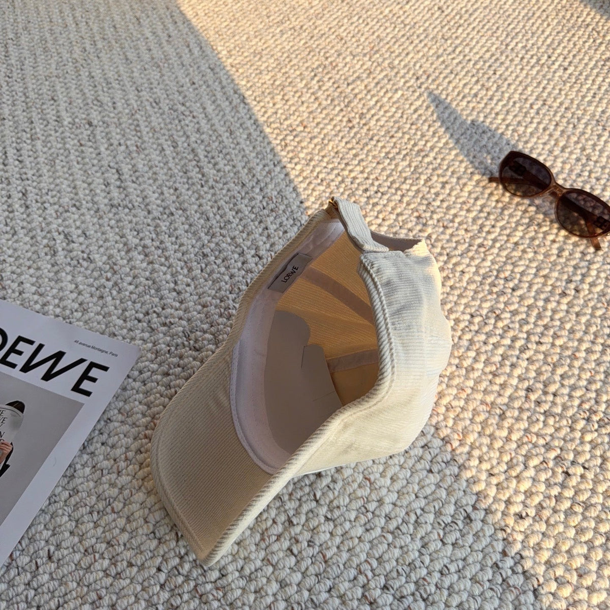 Loewe Corduroy Embroidered Baseball Cap - image 3