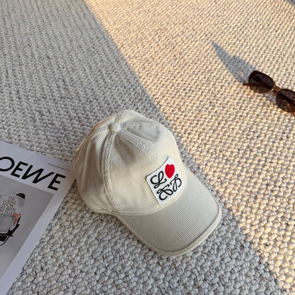 Loewe Corduroy Embroidered Baseball Cap - image 6