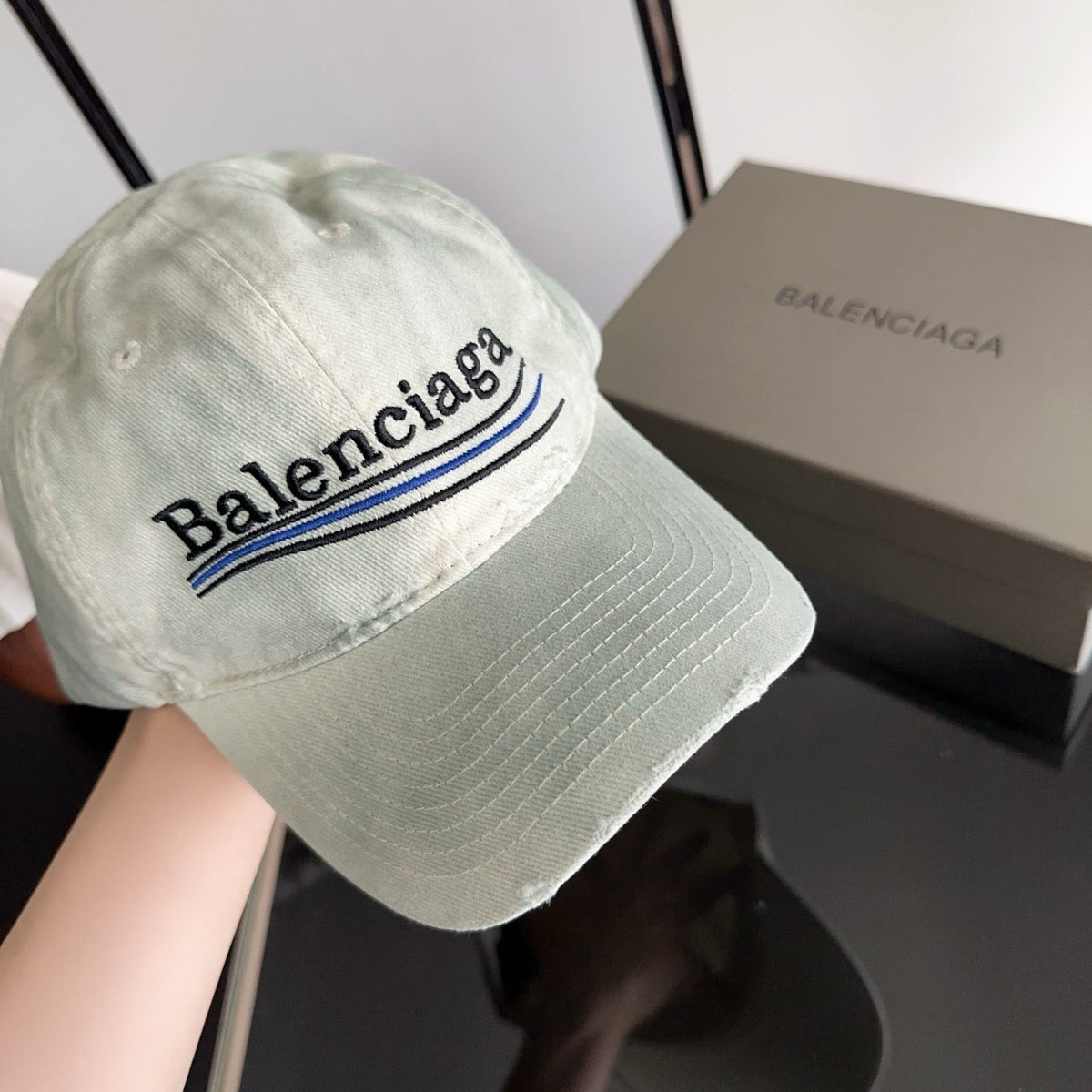Balenciaga Embroidered Baseball Cap - image 7