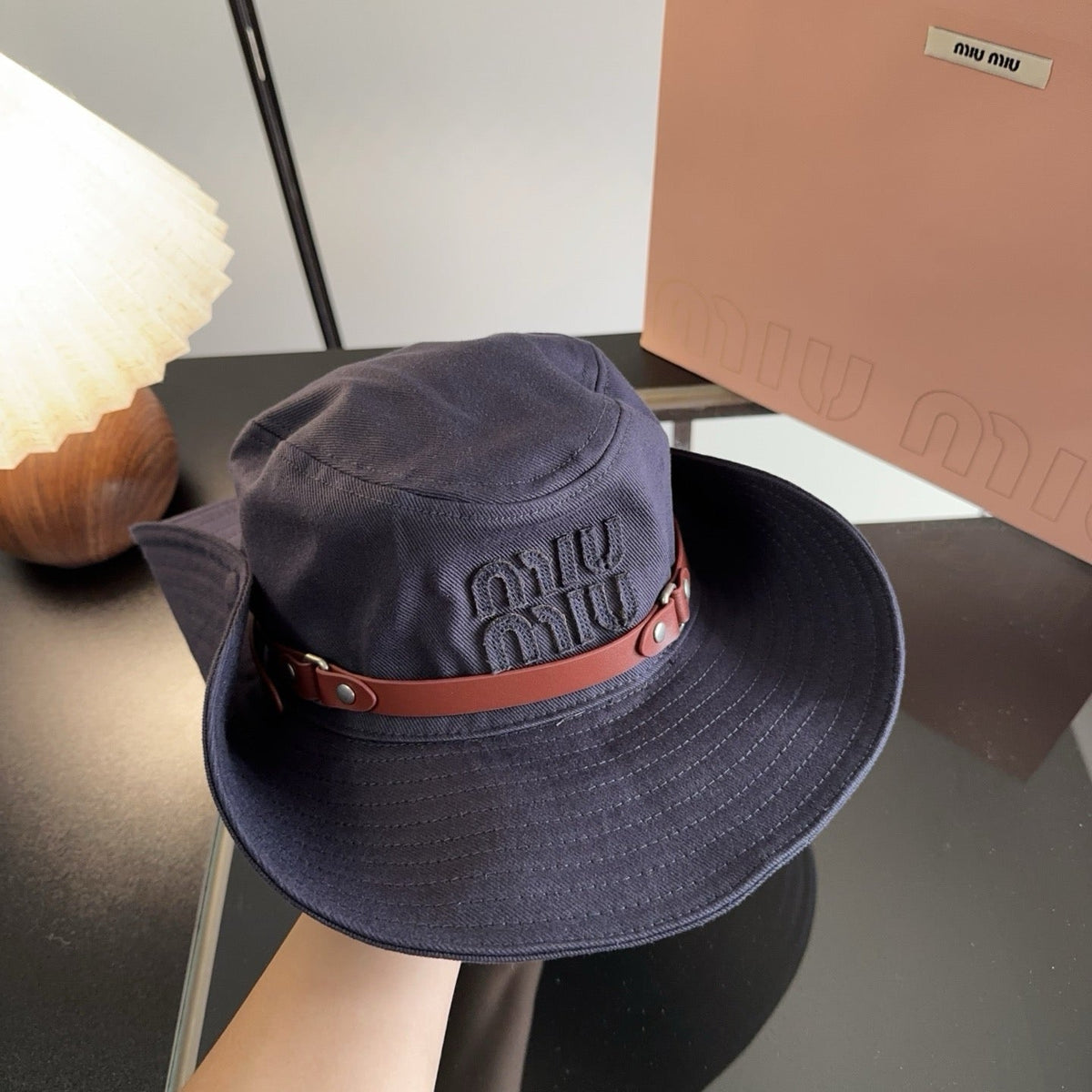 Miu Miu Embroidered Bucket Hat - image 6