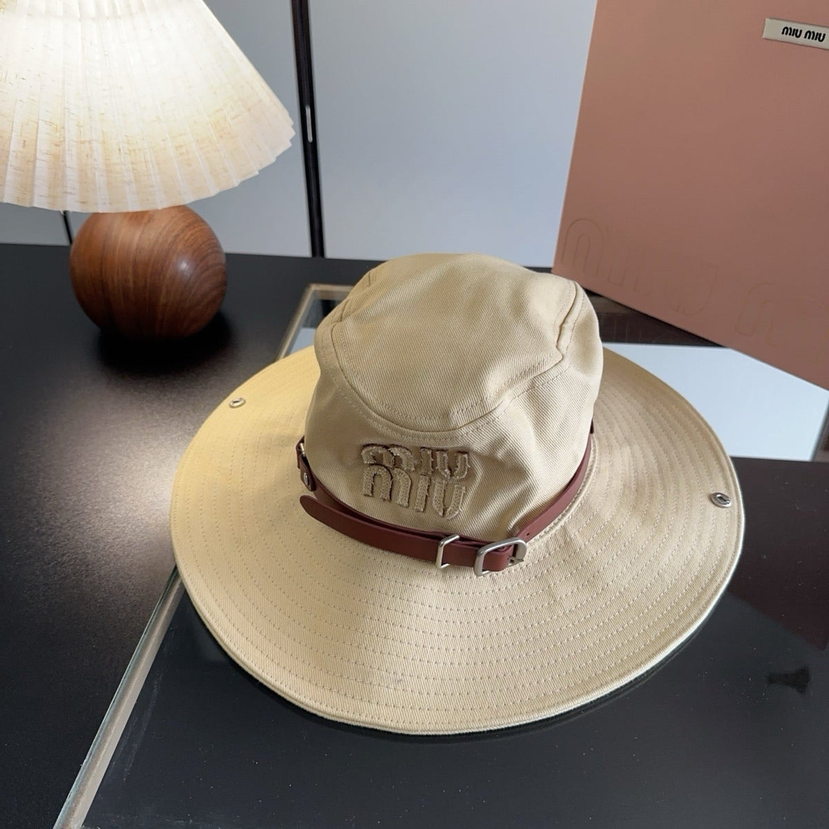 Miu Miu Embroidered Bucket Hat - image 7