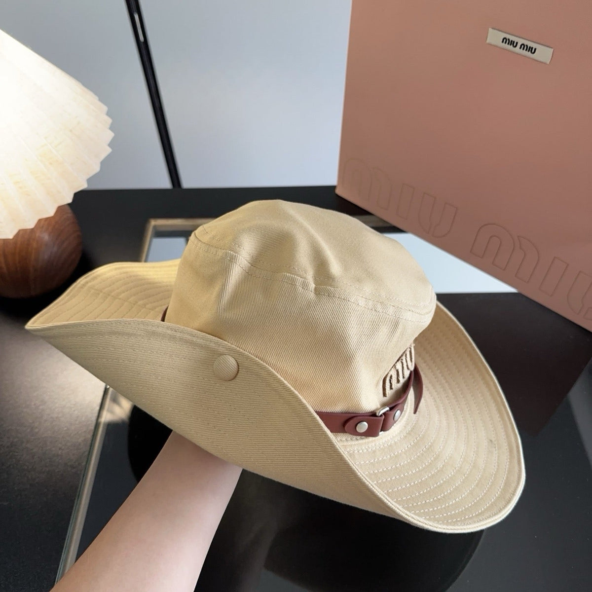 Miu Miu Embroidered Bucket Hat - image 4