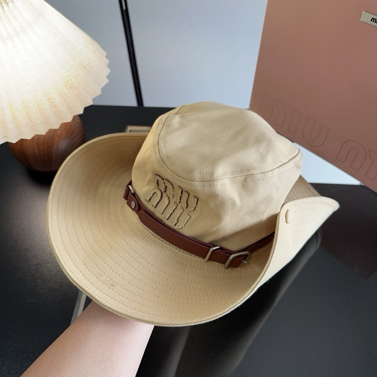 Miu Miu Embroidered Bucket Hat - image 5