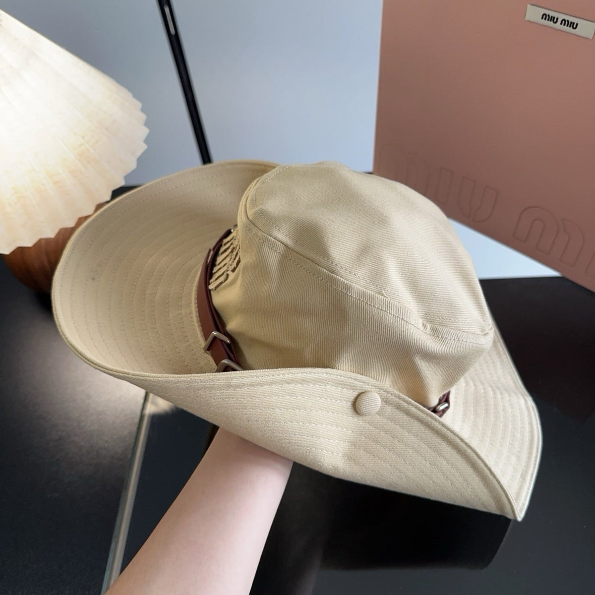Miu Miu Embroidered Bucket Hat - image 3