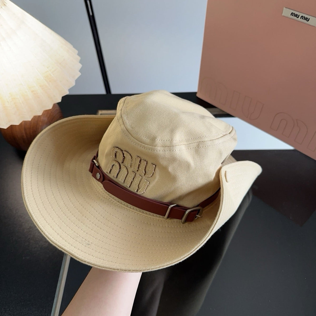 Miu Miu Embroidered Bucket Hat - image 2