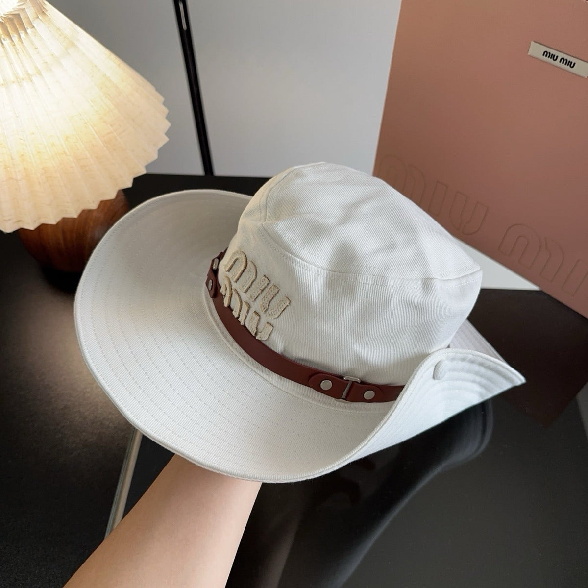 Miu Miu Embroidered Bucket Hat - image 6