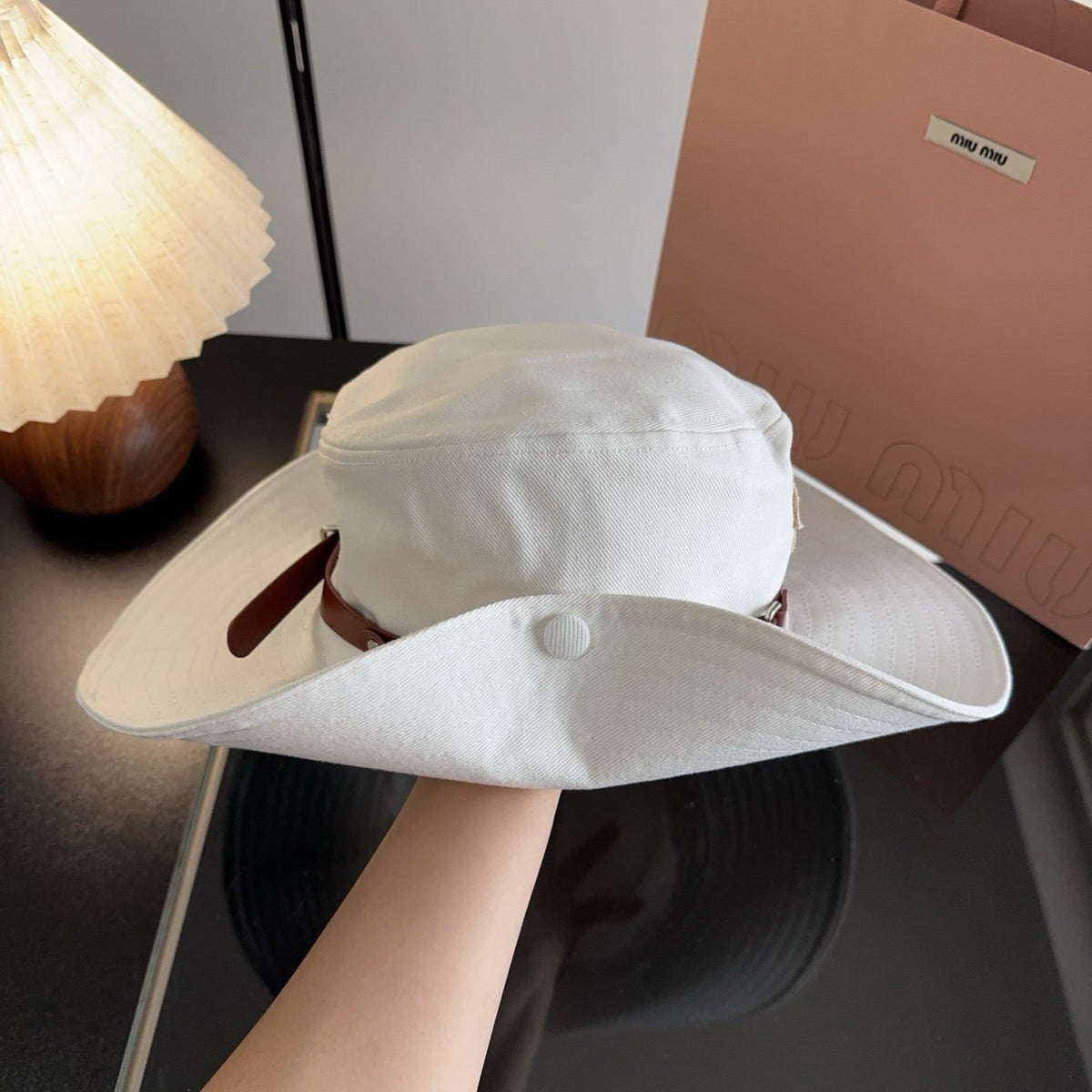 Miu Miu Embroidered Bucket Hat - image 5